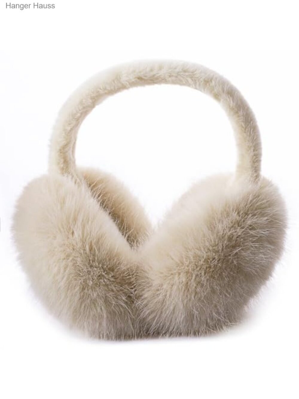 Foldable Faux Fur Winter Ear Muffs Fuzzy Plush Ear Warmers Cold Weather